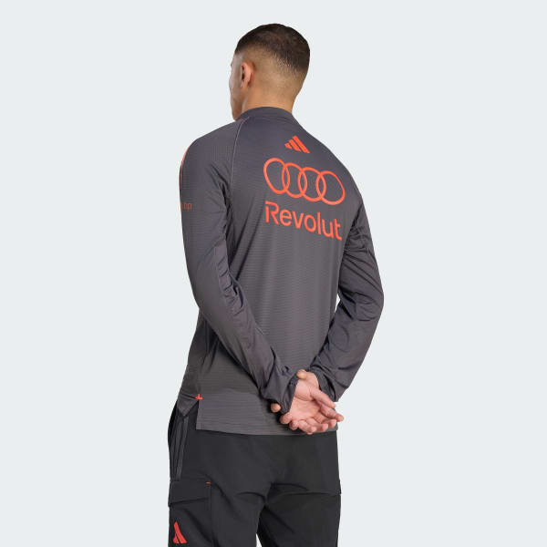 Μαύρο JACKET AUDI REVOLUT F1 TEAM MECHANICS ΜΕ ΦΕΡΜΟΥΑΡ 1/4