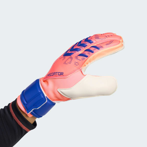 สีส้ม ถุงมือผู้รักษาประตู Predator Match Fingersave