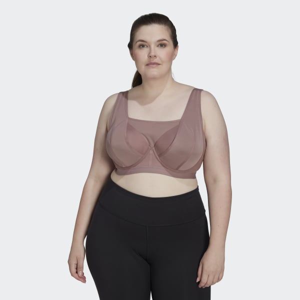 fialová Športová podprsenka TLRD Impact Luxe Training High-Support (plus size) TX797