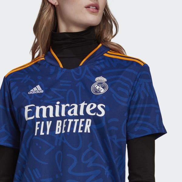 REAL MADRID 2021/22 SEASON AWAY JERSEY, INSPIRED BY THE GRAFFITI