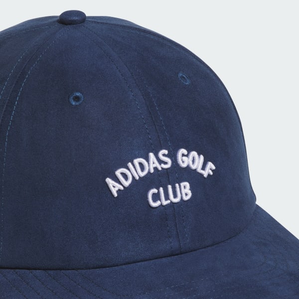 ブルー 【ゴルフ】フェイクスエード 6パネル ハット