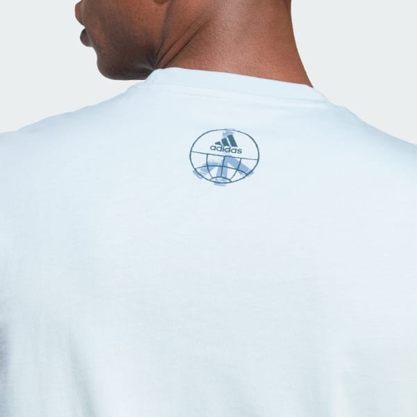 adidas Sportswear Change Through Sports Earth Tee Blue adidas Thailand