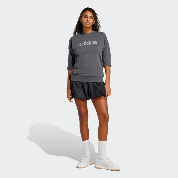 สีดำ กระโปรงทรงบอลลูนผ้าทอ Seasonal Essentials