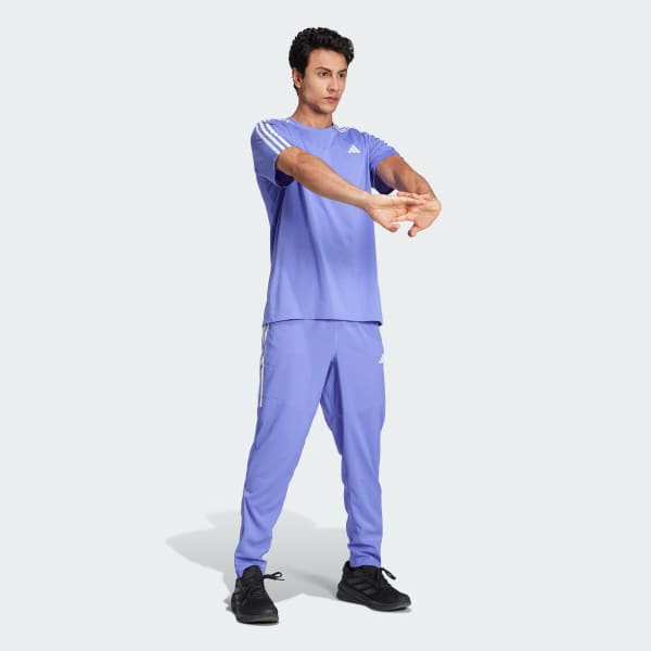 Blue Own the Run 3-Stripes Pants