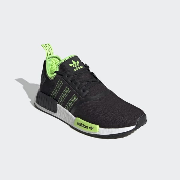 nmd r1 black and green