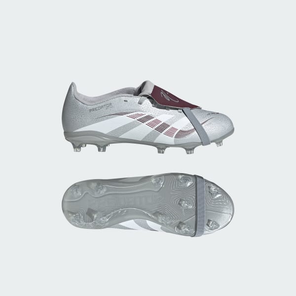 Prata Chuteira Predator League JB Fold-Over Tongue Firm/Multi-Ground Infantil