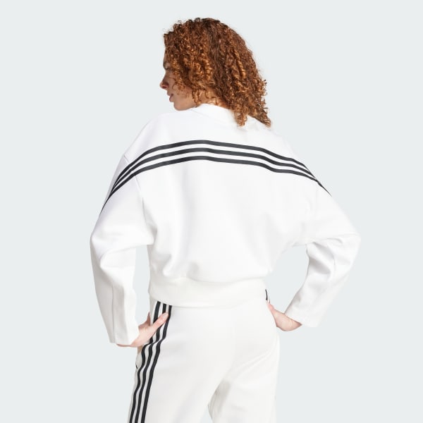 White Future Icons 3-Stripes Sweatshirt