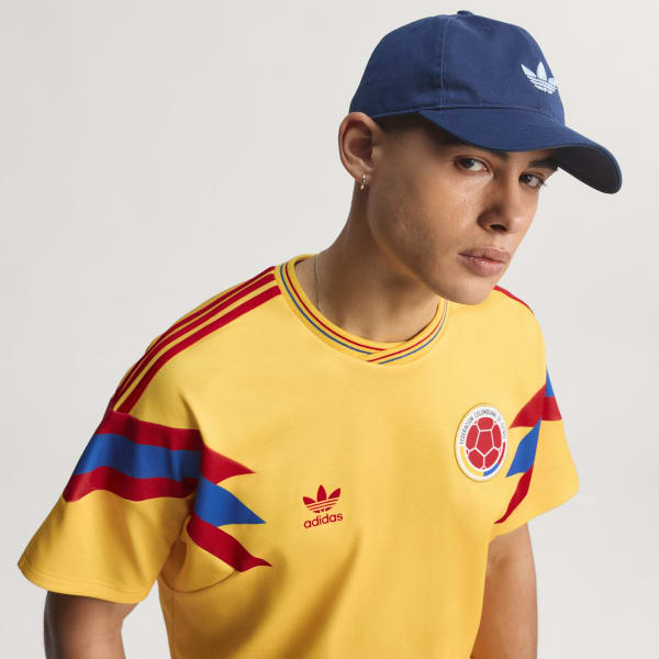 Amarillo Camiseta Visitante Selección Colombia 1990