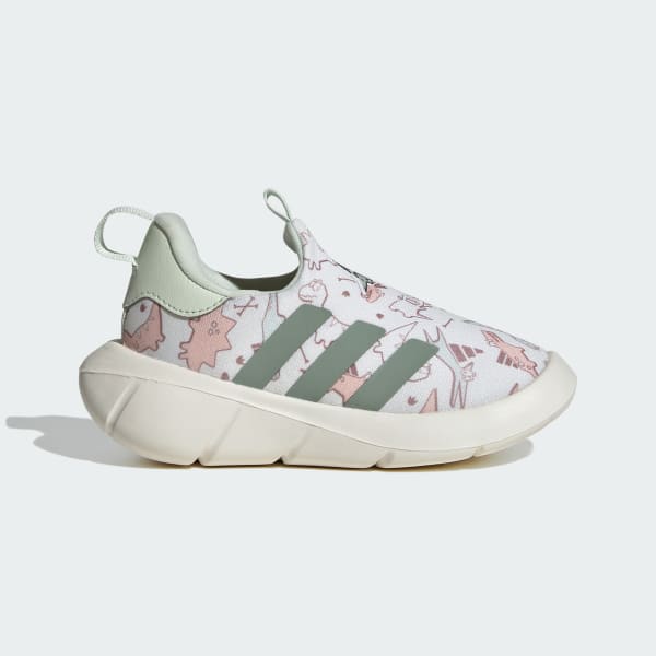 White Dino Monofit Trainer Shoes Kids