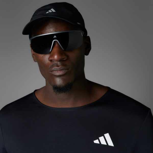 Preto Camisola de Running Adizero