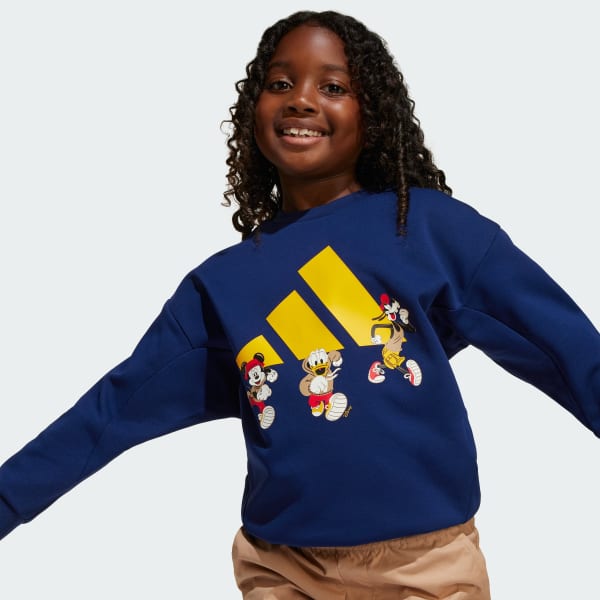 adidas x Disney Mickey Mouse Sweatshirt Kids Blue Free Shipping with adiClub adidas US