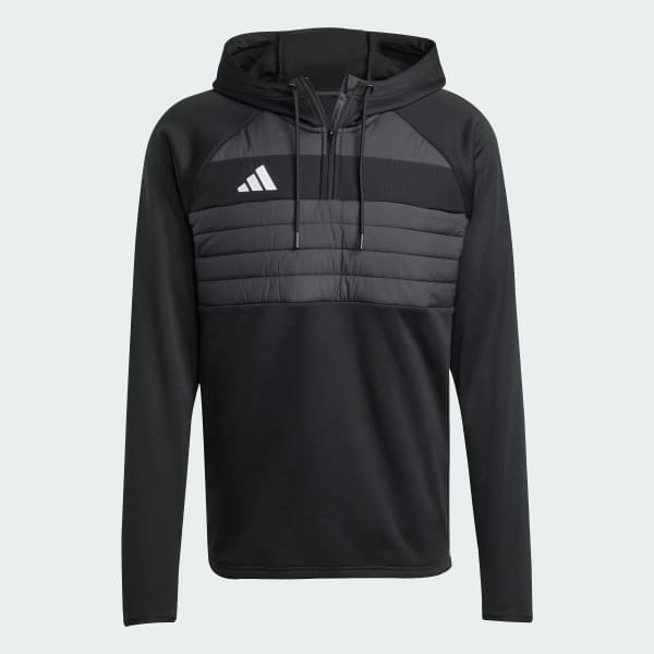 Schwarz Tiro 25 Essentials Winterized Trainingsoberteil