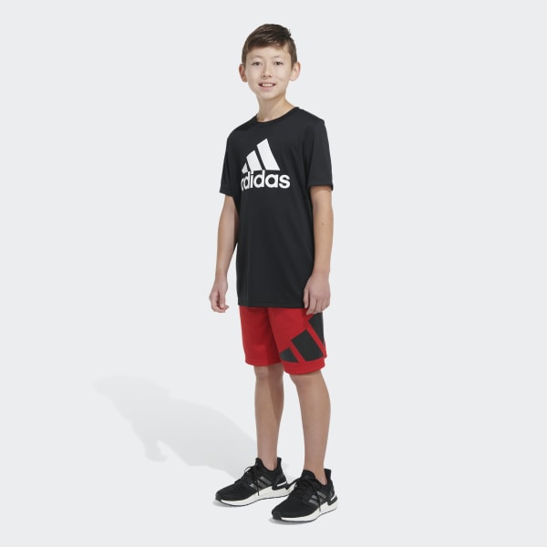adidas Essentials Side Logo Shorts - Red | Kids' Training | adidas US
