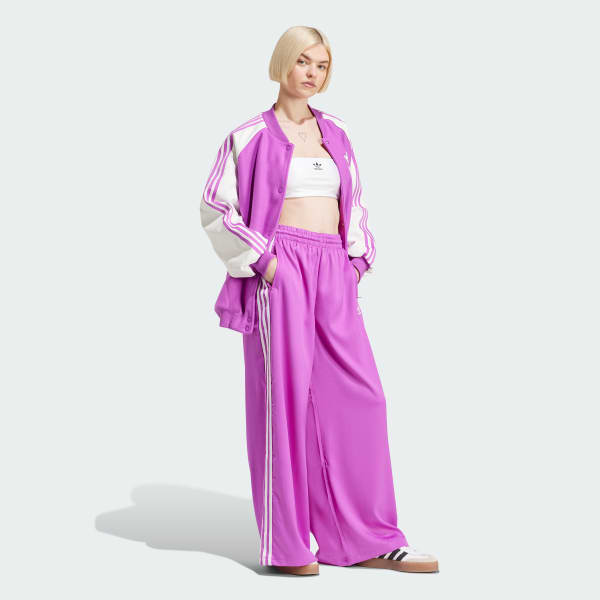 Adidas satin track pants online