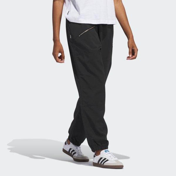 Black Shmoofoil Nylon Canvas Pant