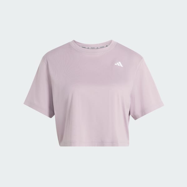 Purple Train Essentials Boxy Workout Tee