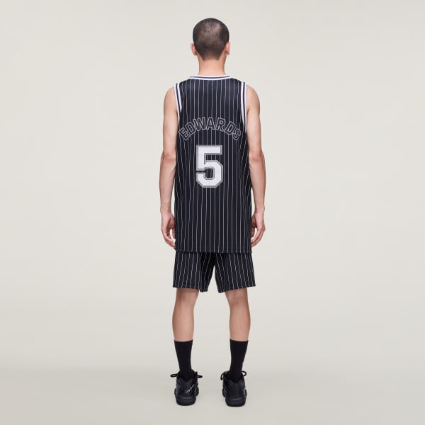 noir SHORT MESH PINSTRIPE Y-3