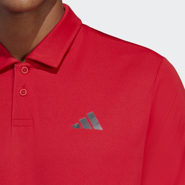 Camisa polo outlet adidas vermelha