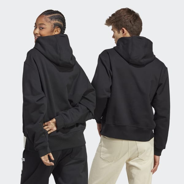 Zwart Lounge Heavy French Terry Hoodie
