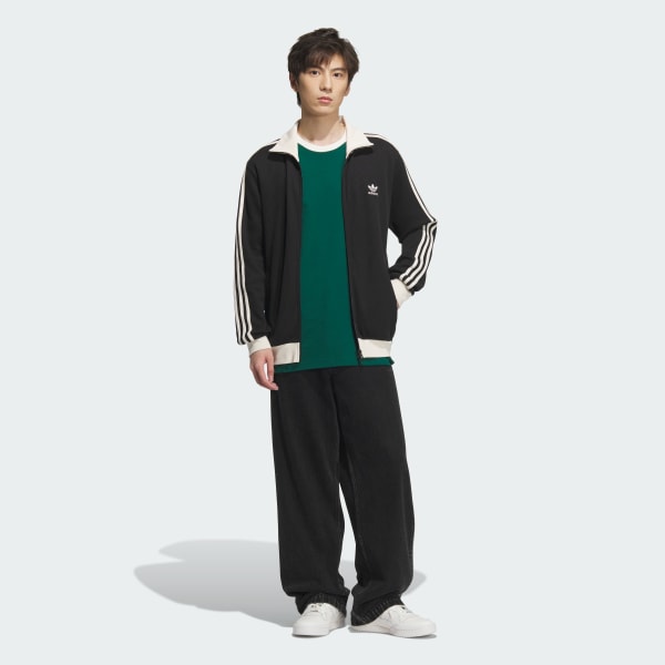 Black Waffle Basketball Track Top