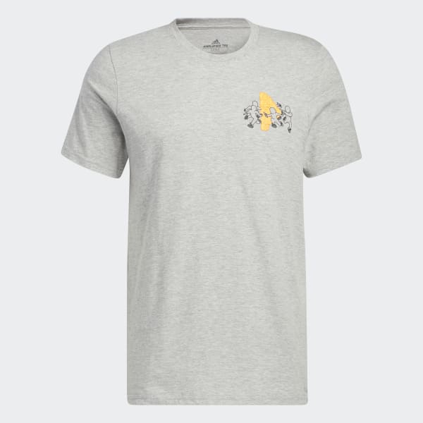 Gris Camiseta Summer Madness Runner Estampada BY683