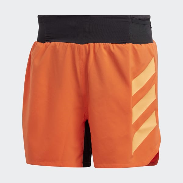 Orange TERREX Agravic Trail Running Shorts