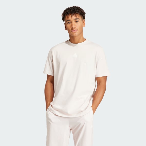 Rosa Remera Bordada