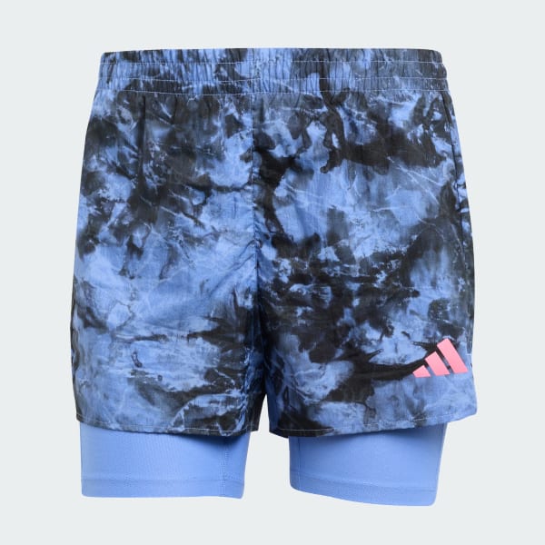 Blue Own The Run Spray Dye 2-In-1 Short