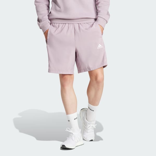 Morado Shorts Essentials Chelsea 3 Rayas AEROREADY