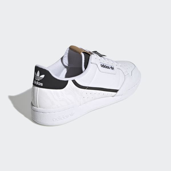 adidas continental 80 white black