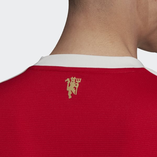 สีแดง เสื้อฟุตบอลชุดเหย้า Manchester United 21/22 KMI63