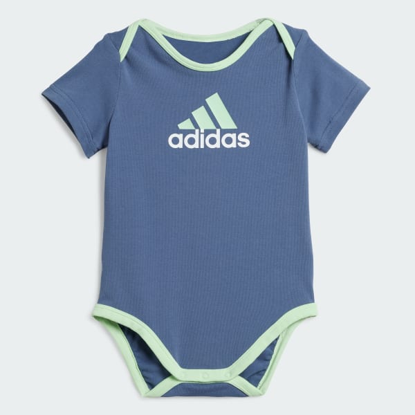 Blau Essentials Big Logo Body und Beanie Kids Geschenkset