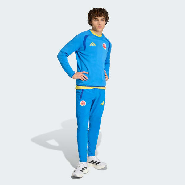 adidas Colombia Tiro Travel Pants - Blue | Free Shipping with