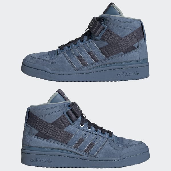 adidas Forum Mid Parley Shoes - Blue | adidas UK