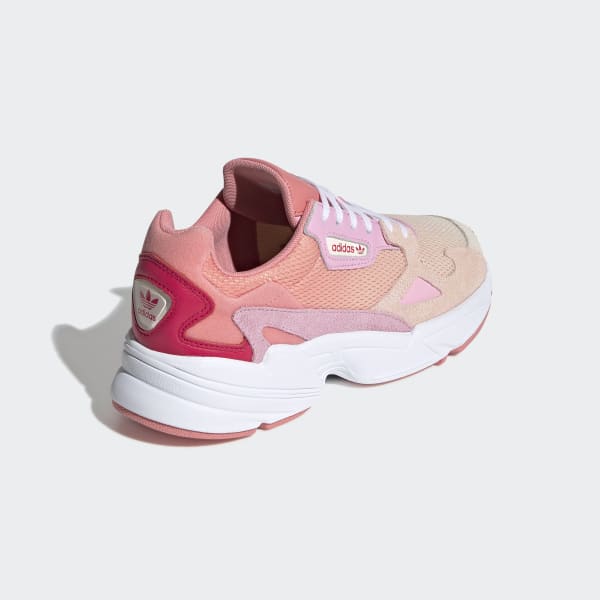 adidas falcon red pink