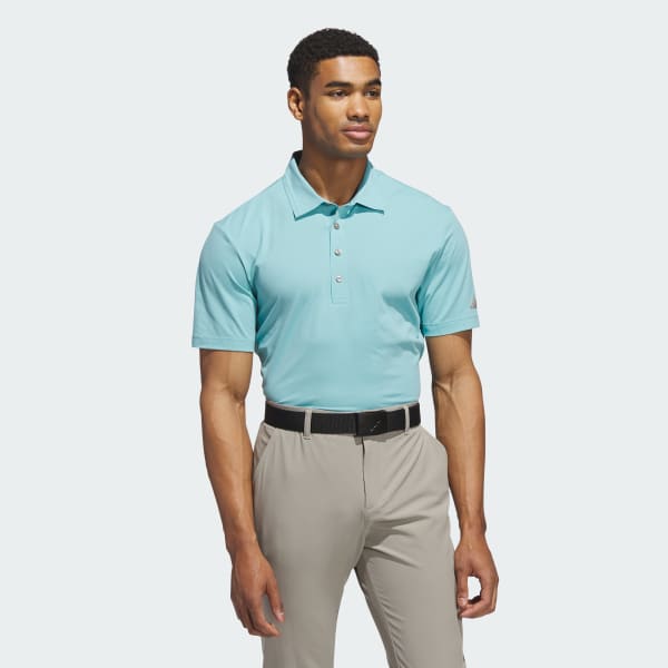 Turquoise Ultimate365 Twistknit Tour Polo Shirt