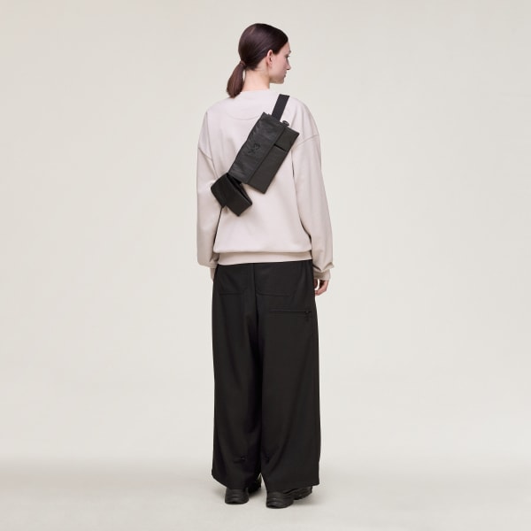 Black Y-3 멀티 포켓 슬링