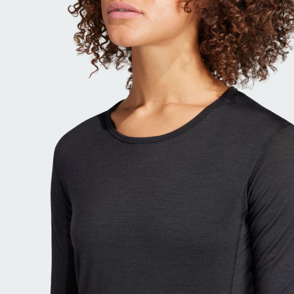 アディダス Xperior メリノ 150 ベースレイヤー 長袖Tシャツ