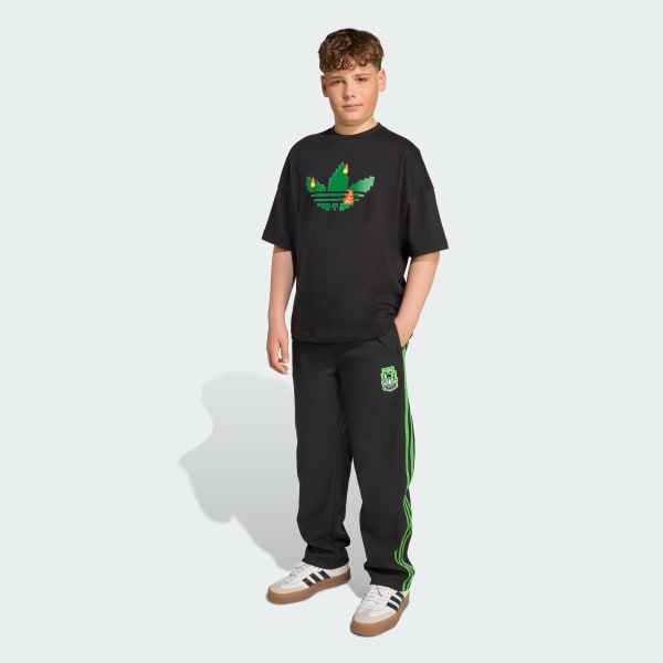 Negro Camiseta para niños adidas x Minecraft