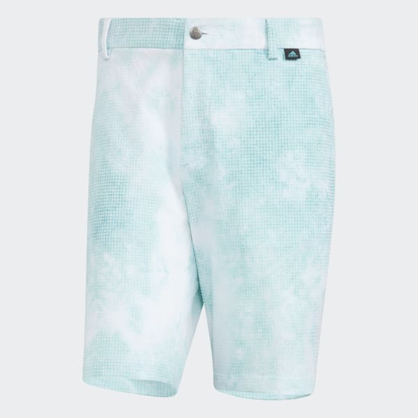 White Play Green Spray-Dyed Shorts