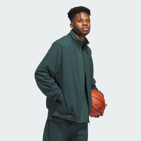 Verde Chaqueta Basketball Brushed