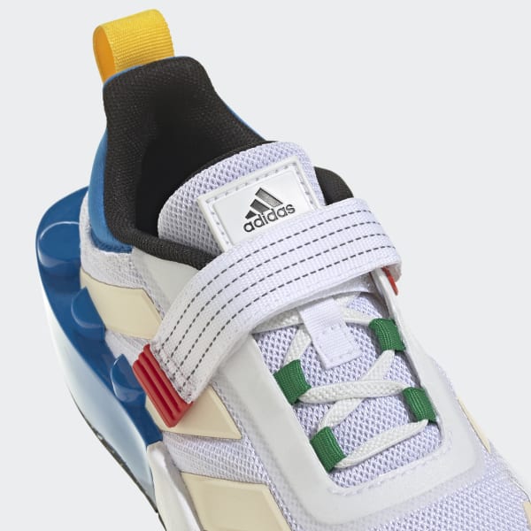 Blanc Chaussure lacets élastique et scratch sur le dessus adidas x LEGO® Tech RNR Lifestyle