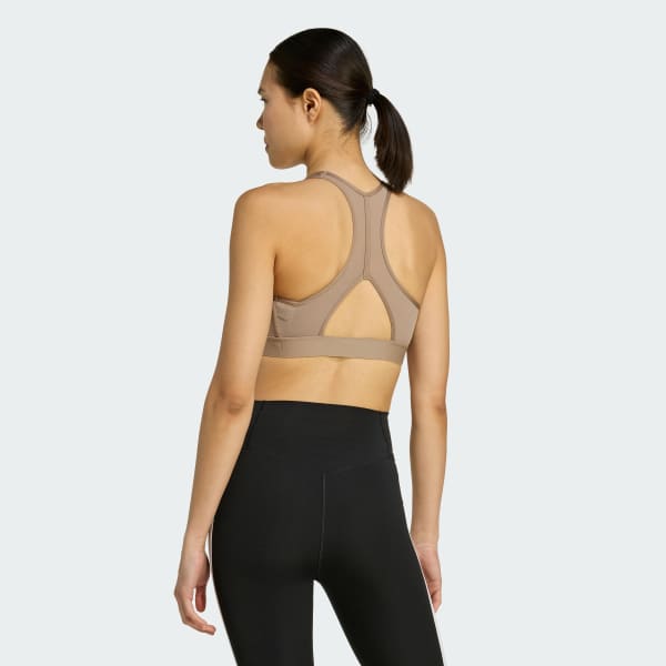 Powerreact Train Medium-Support 3-Stripes Bra