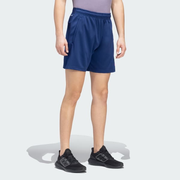 Blue TRAIN ESSENTIALS BIG LOGO SHORTS