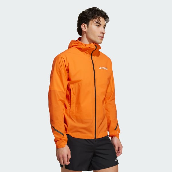 Orange Terrex Xperior 2.5 Layer Light Climaproof Jacket