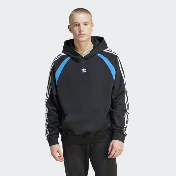 Black adidas oversized hoodie discount