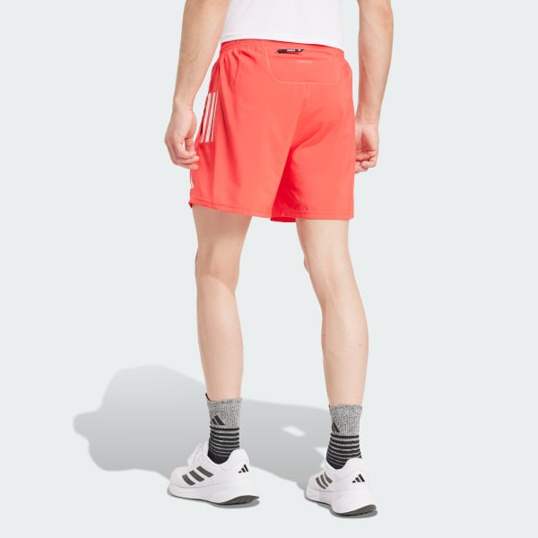 adidas Own The Run Shorts - Red | Free Shipping with adiClub