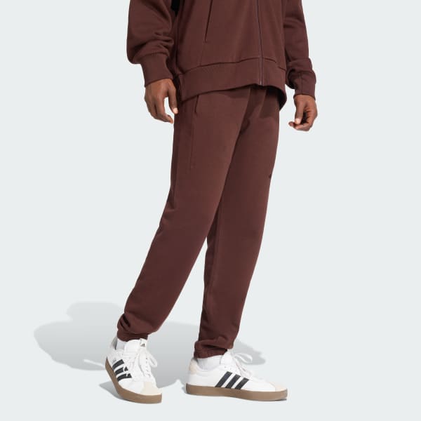 Brown ALL SZN Fleece Regular Tapered Pants
