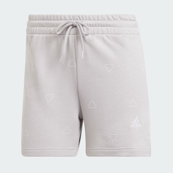 Gris Shorts Essentials Monogram Graphic Felpa Francesa
