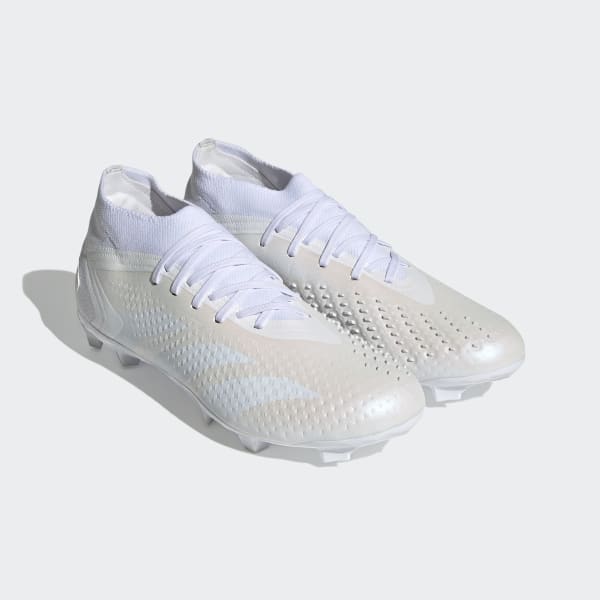 adidas Predator Accuracy.2 Firm Ground Soccer Cleats - White